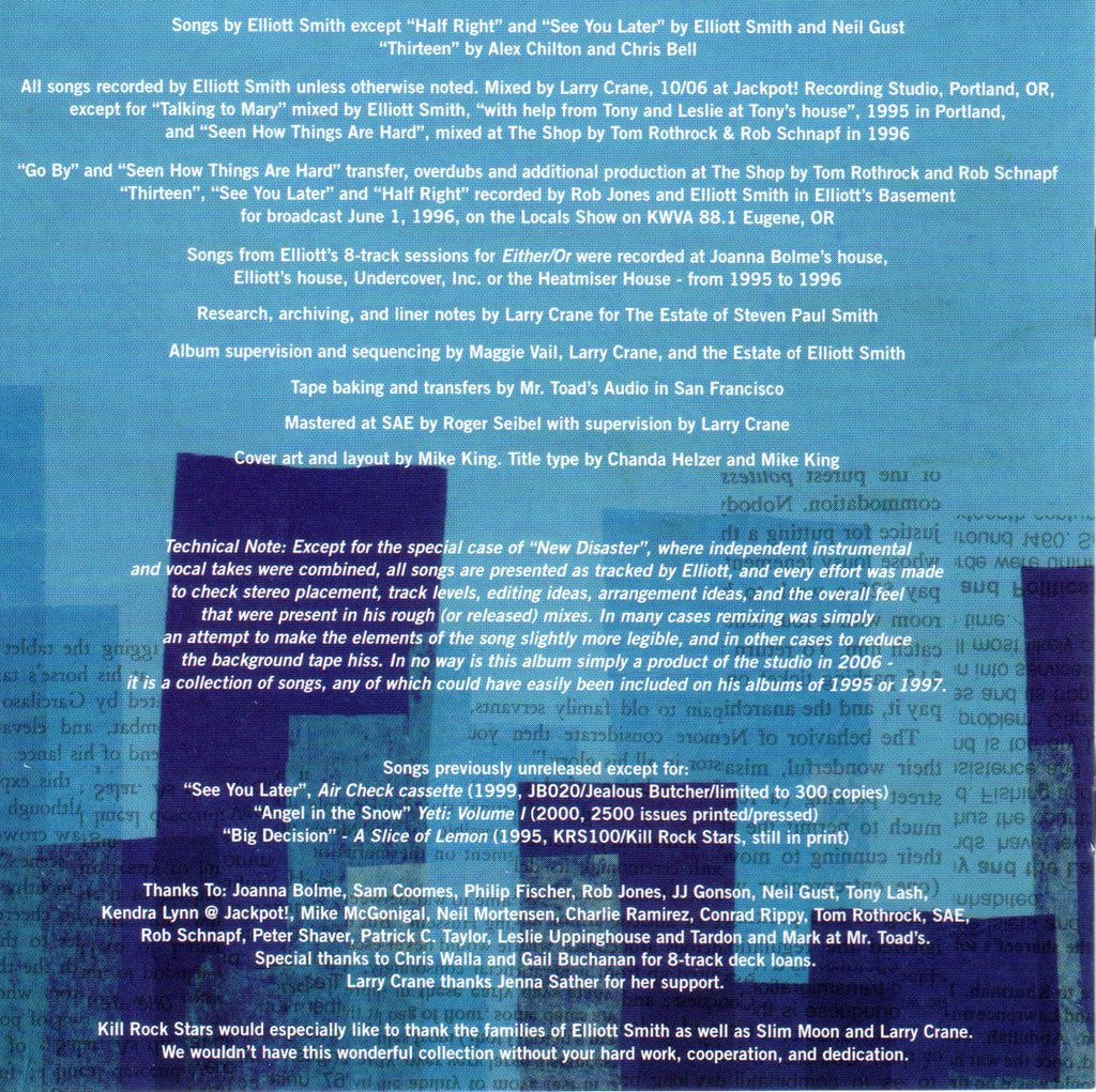 Elliott Smith – New Moon (2-CD) Music CD