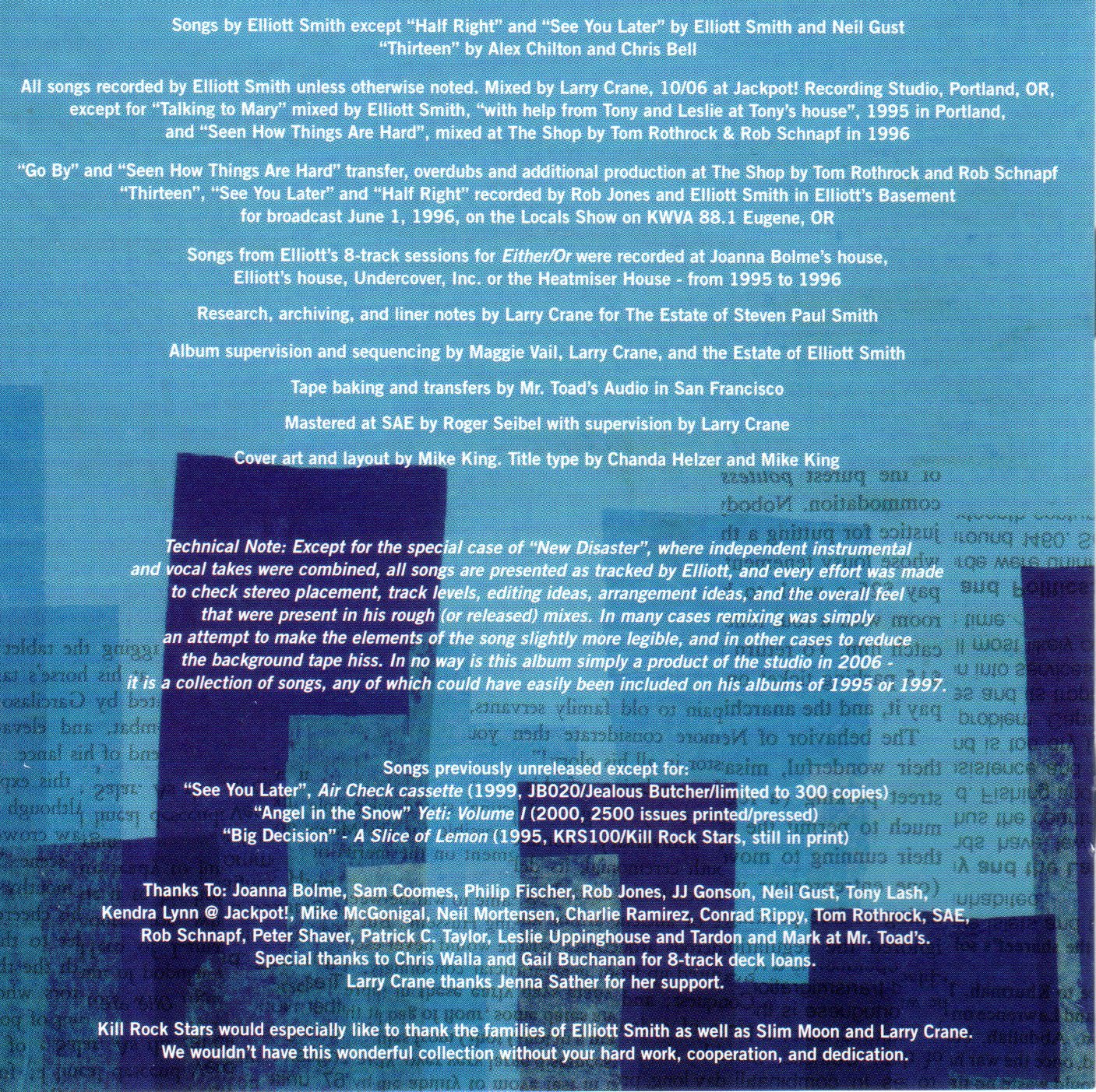 Elliott Smith – New Moon (2-CD) Music CD