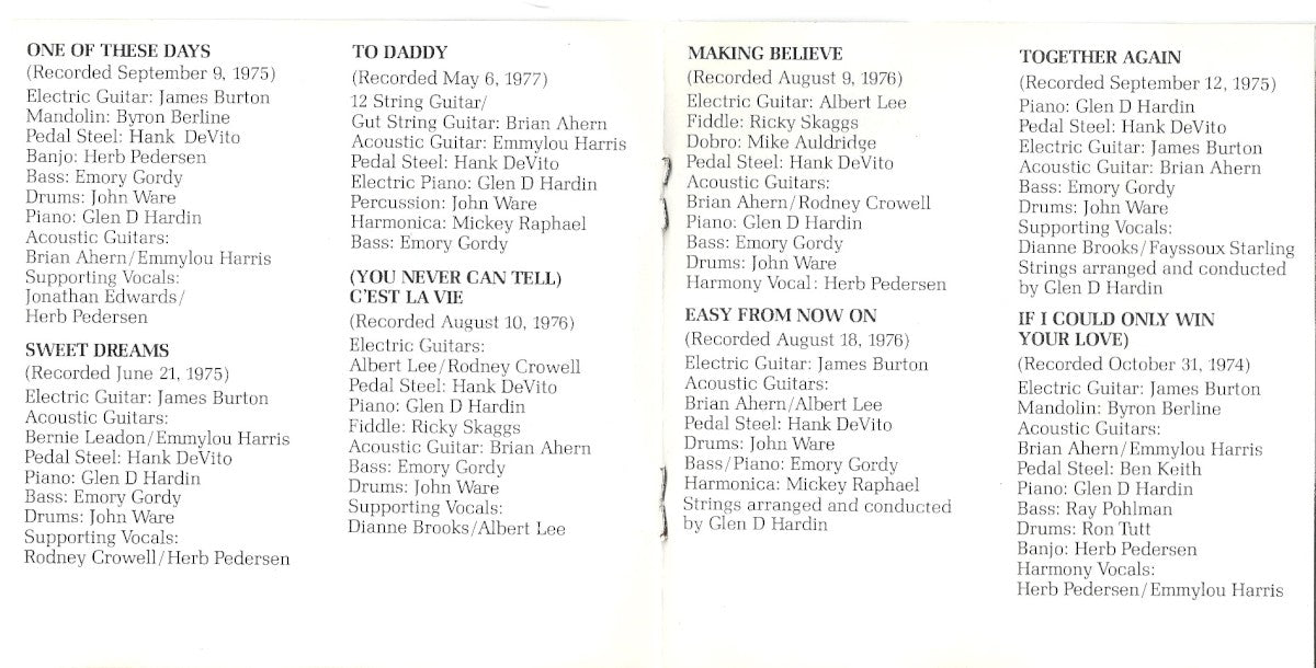 Emmylou Harris – Profile: Best Of Emmylou Harris (LP Vinyl) Vinyl Record