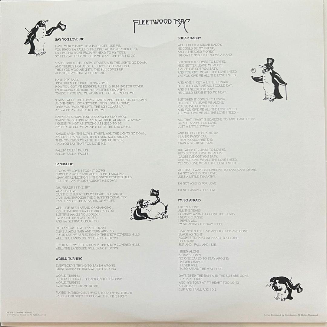 Fleetwood Mac – Fleetwood Mac (LP Vinyl) Vinyl Record