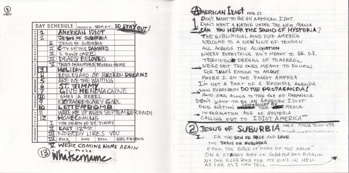 Green Day – American Idiot Music CD