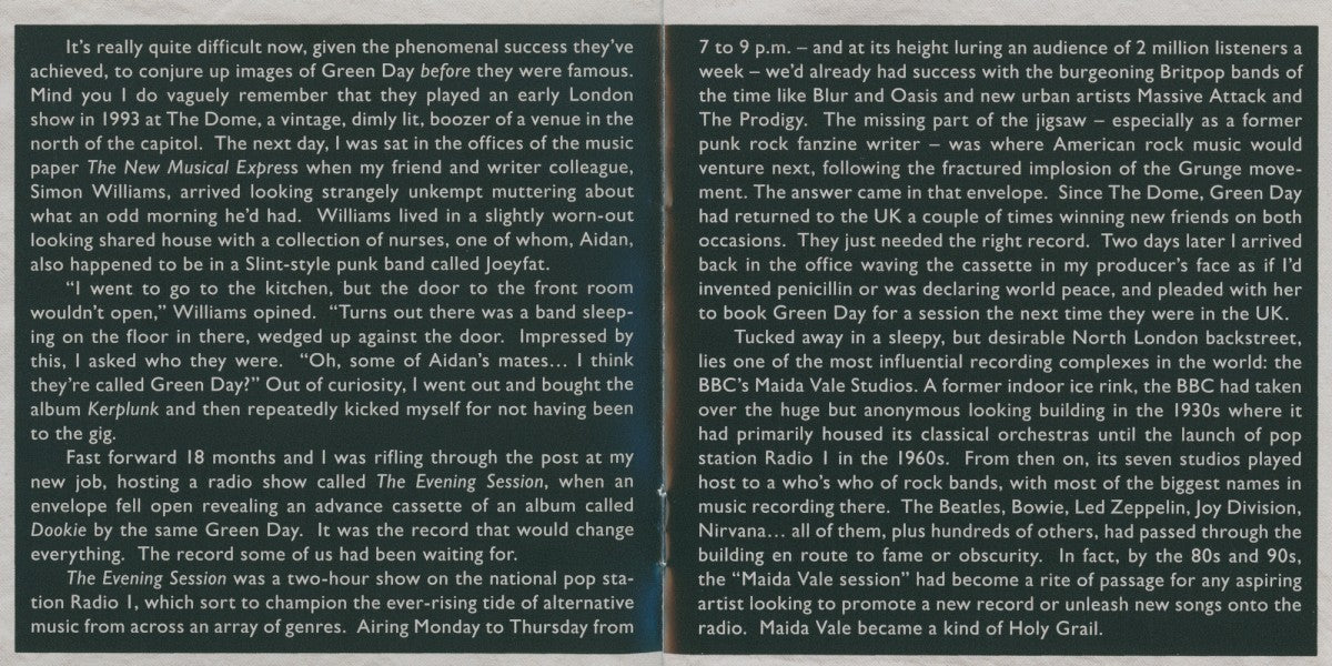 Green Day – BBC Sessions Music CD