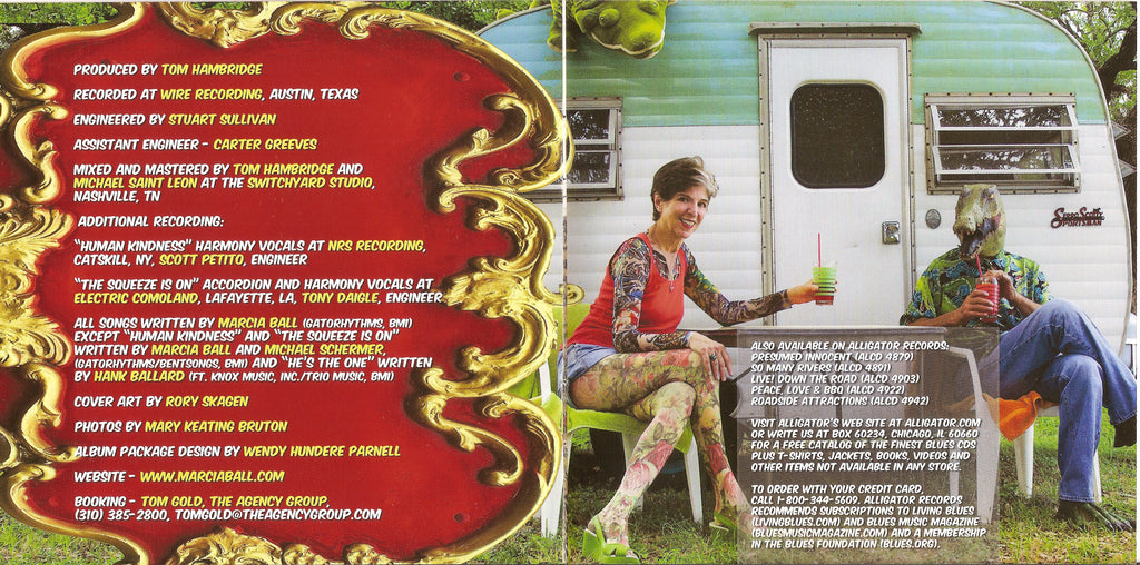 Marcia Ball – The Tattooed Lady & The Alligator Man Music CD