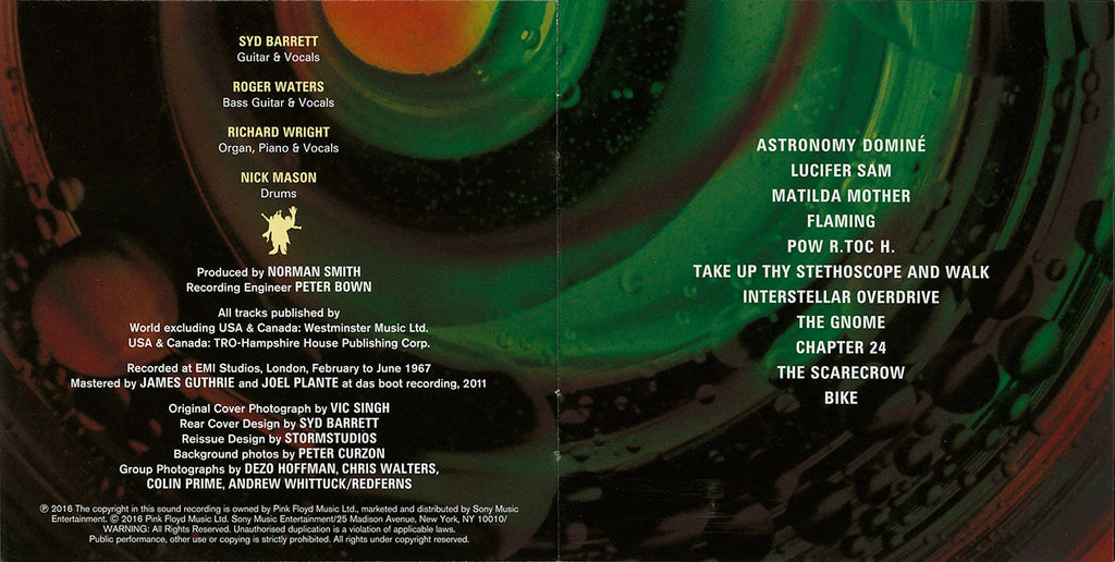 Pink Floyd – The Piper At The Gates Of Dawn Music CD