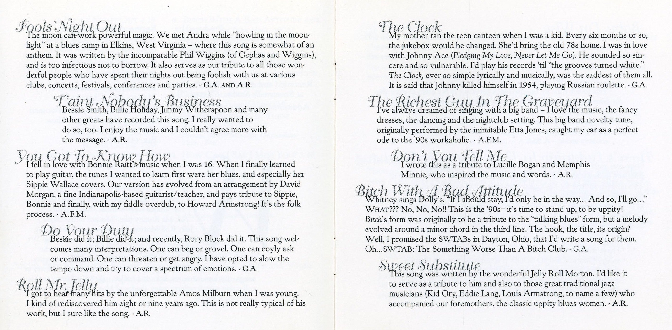 Saffire-The Uppity Blues Women – Old New Borrowed & Blue Music CD
