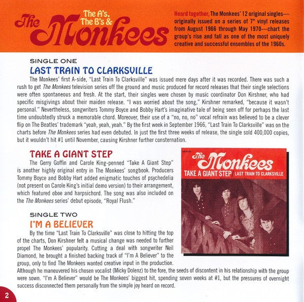 The Monkees - The A's, The B's (2-CD) Music CD