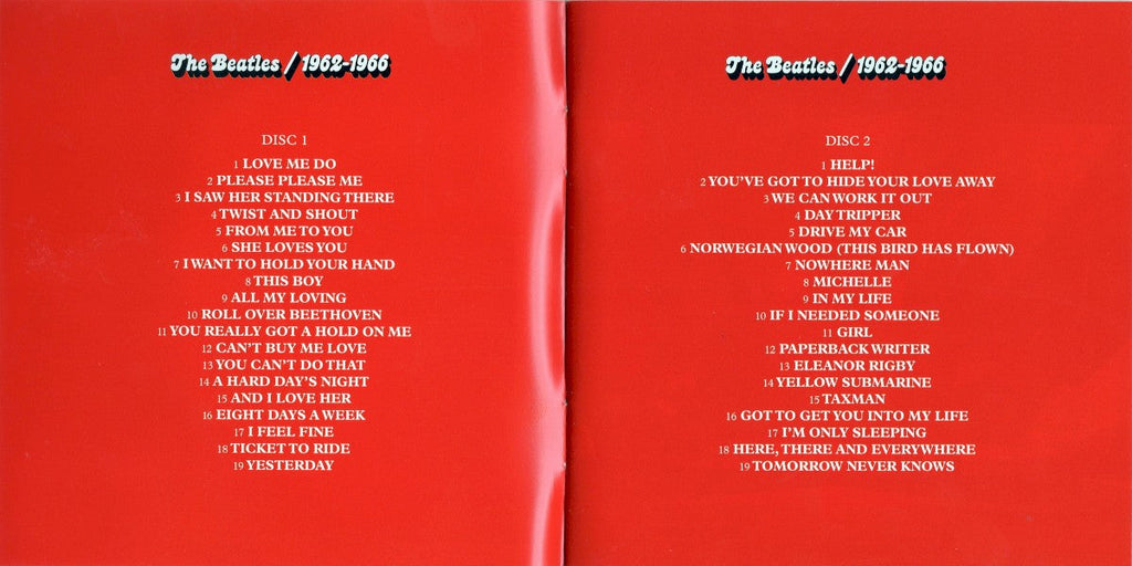 The Beatles – 1962-1966 (The Red Album): 2023 Edition (2-CD) Music CD