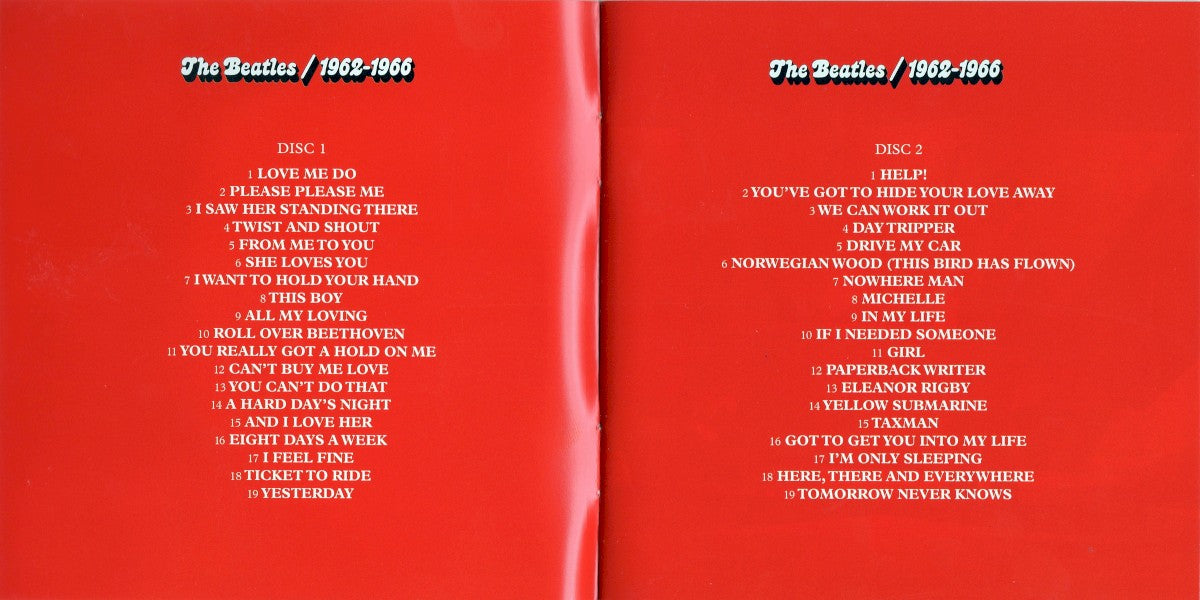 The Beatles – 1962-1966 (The Red Album): 2023 Edition (2-CD) Music CD