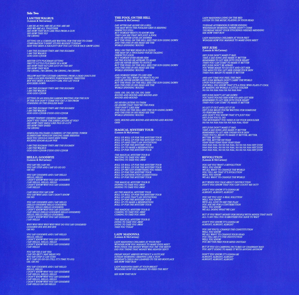 The Beatles – 1967-1970 (The Blue Album): 2023 Edition (3-LP Vinyl) Vinyl Record