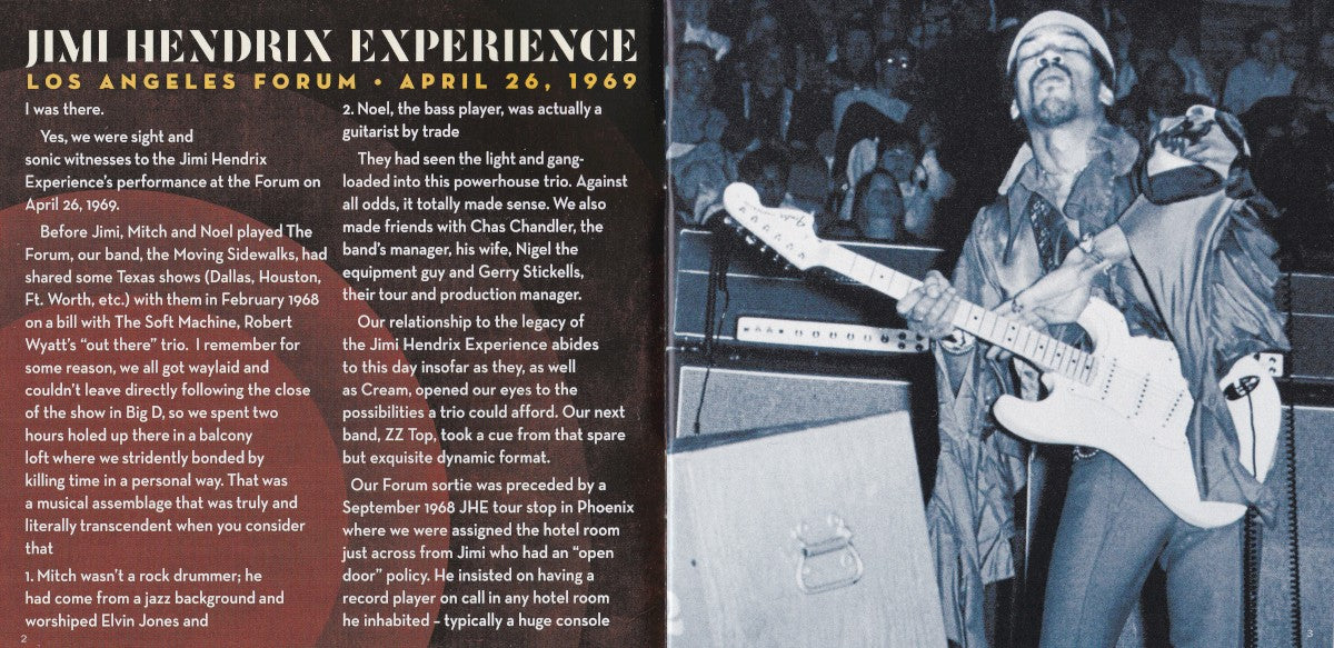 The Jimi Hendrix Experience – Los Angeles Forum - April 26, 1969 Music CD