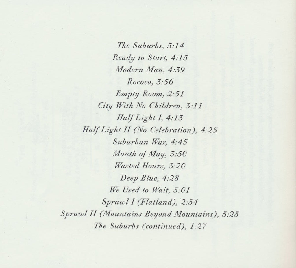 Arcade Fire – The Suburbs Music CD