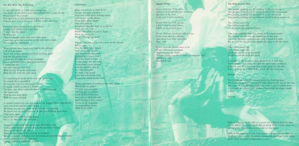 Belle And Sebastian – The Boy With The Arab Strap Music CD