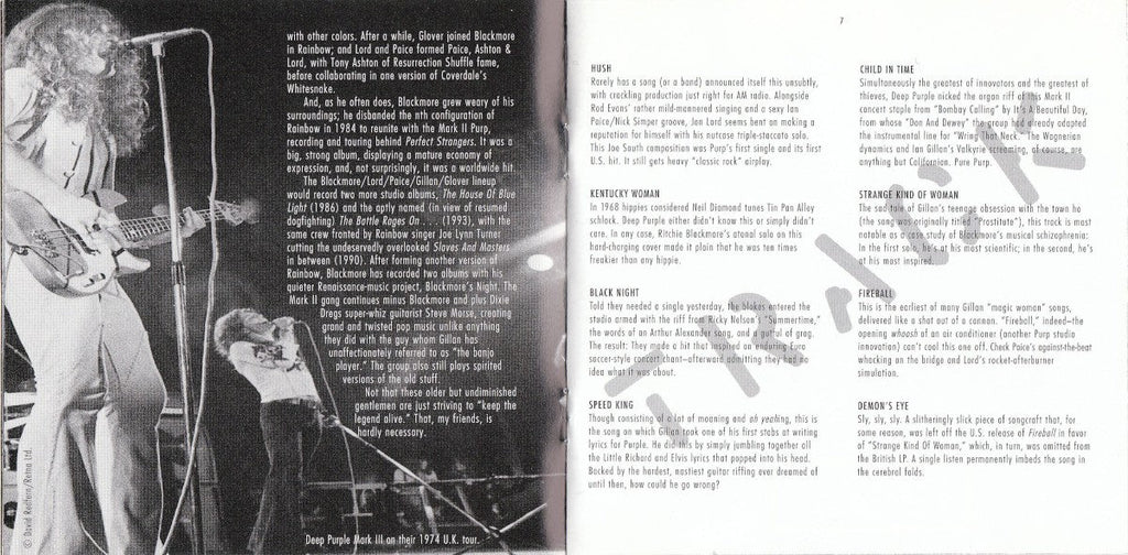 Deep Purple – The Very Best of Deep Purple Music CD