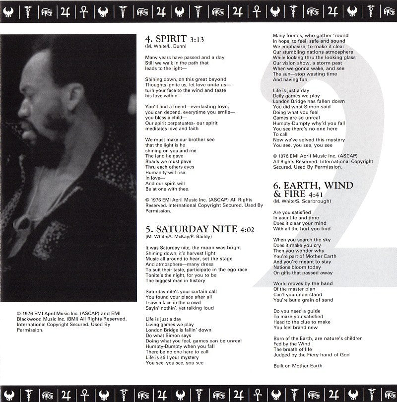 Earth, Wind & Fire – Spirit Music CD