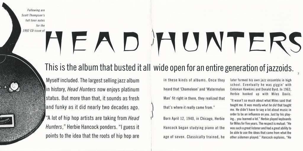 Herbie Hancock – Headhunters Music CD