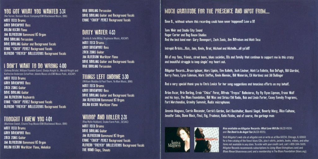 Janiva Magness – Stronger for It Music CD
