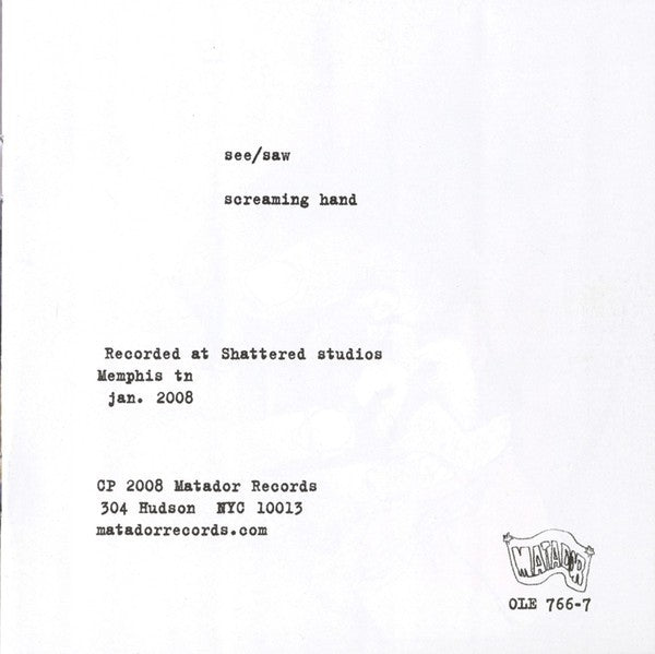 Jay Reatard – Matador Singles '08 (LP Vinyl) Vinyl Record
