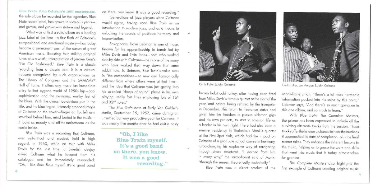 John Coltrane – Blue Train: The Complete Masters (2-CD) Music CD