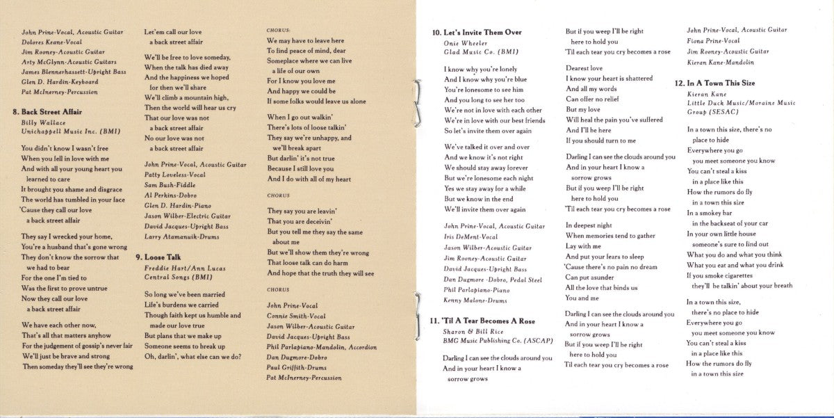 John Prine – In Spite of Ourselves Music CD