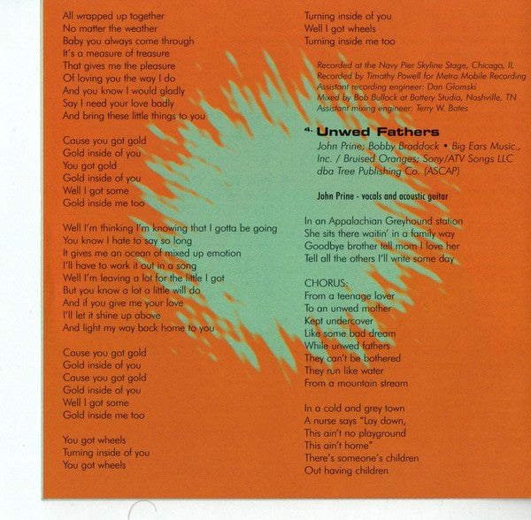 John Prine – Live on Tour Music CD