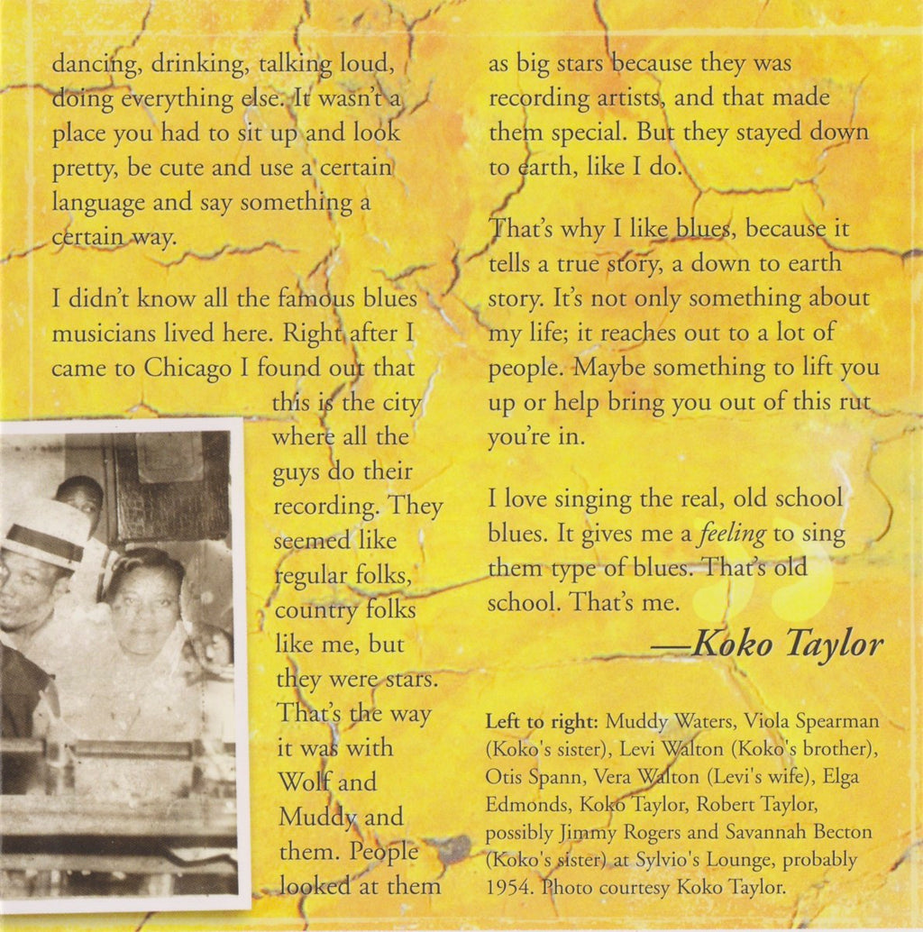 Koko Taylor – Old School Music CD