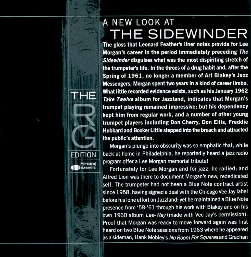 Lee Morgan – The Sidewinder Music CD