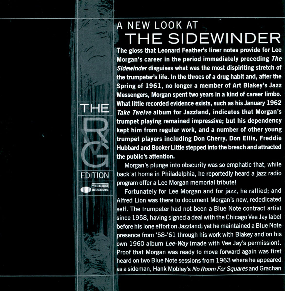 Lee Morgan – The Sidewinder Music CD