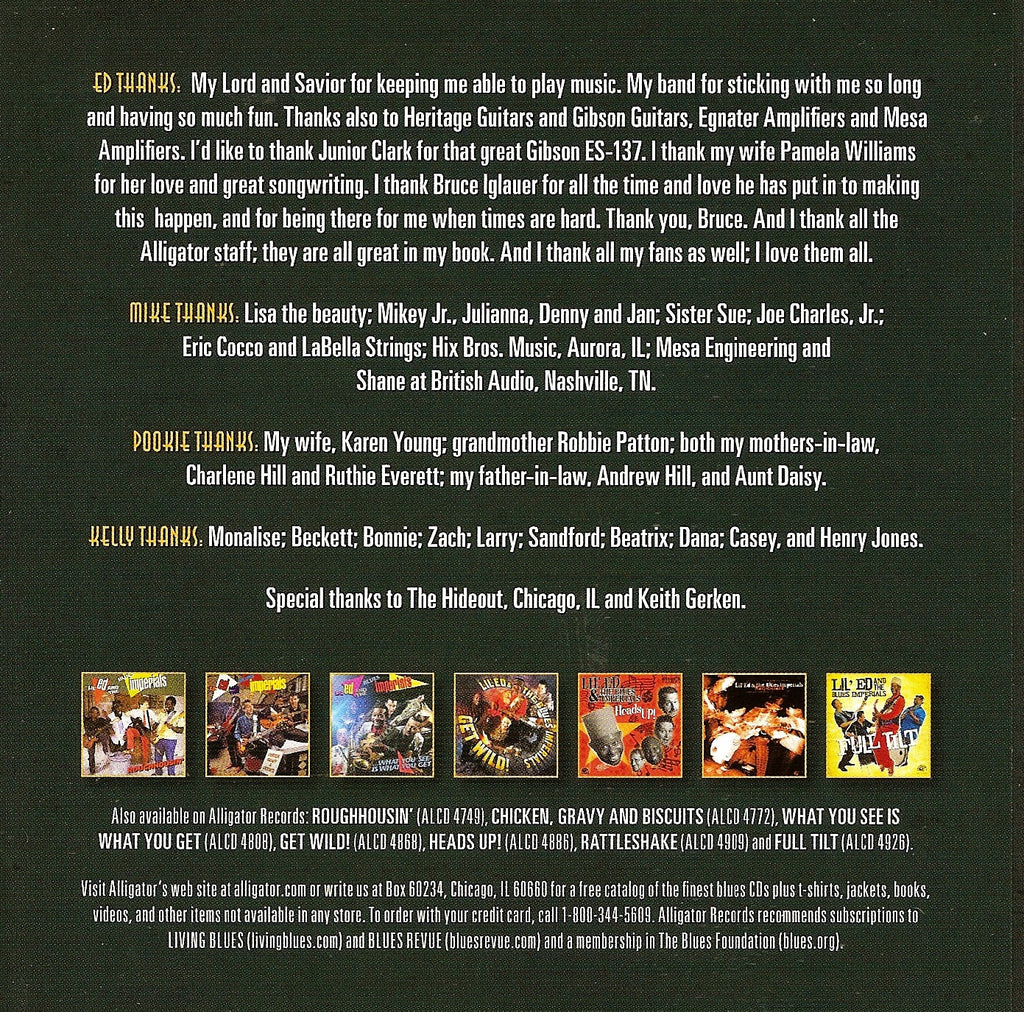 Lil' Ed and The Blues Imperials – Jump Start Music CD