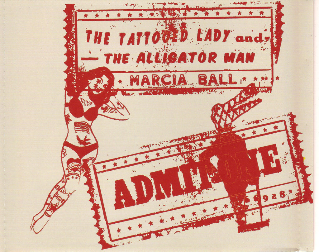 Marcia Ball – The Tattooed Lady & The Alligator Man Music CD