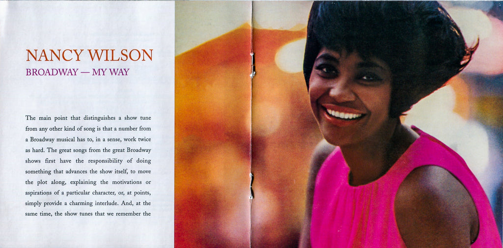 Nancy Wilson – Broadway My Way Music CD