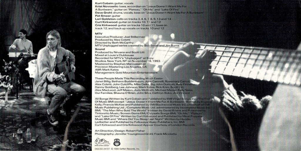 Nirvana – Unplugged in New York Music CD