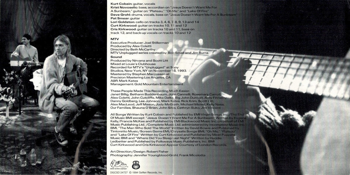 Nirvana – Unplugged in New York Music CD