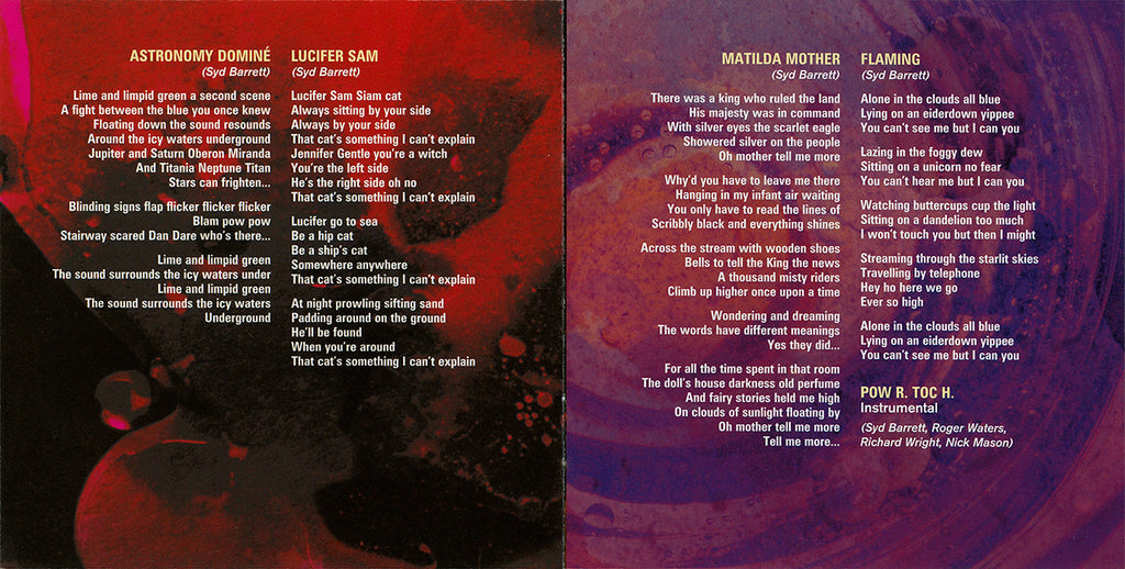 Pink Floyd – The Piper At The Gates Of Dawn Music CD
