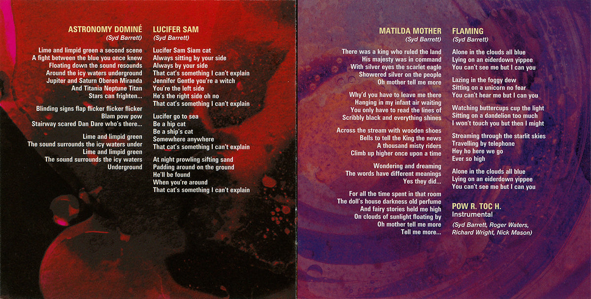 Pink Floyd – The Piper At The Gates Of Dawn Music CD