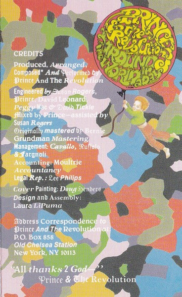 Prince – Around The World In A Day Music CD