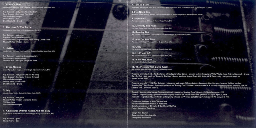 Roy Buchanan – Atlantic Years: Guitars on Fire Music CD