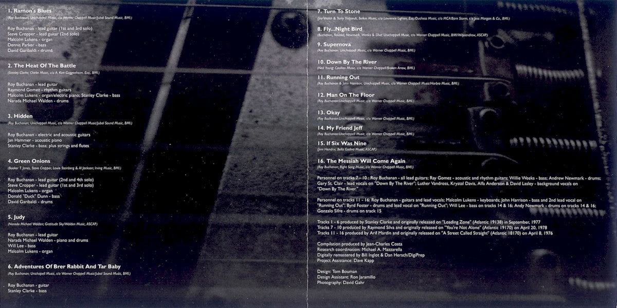 Roy Buchanan – Atlantic Years: Guitars on Fire Music CD