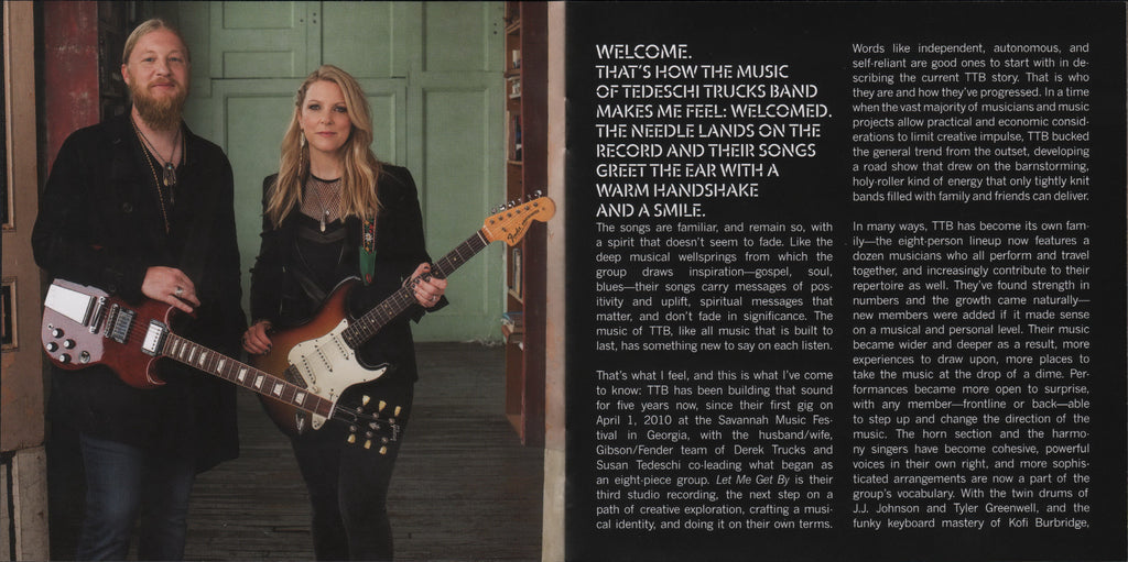 Tedeschi Trucks Band – Let Me Get By Music CD