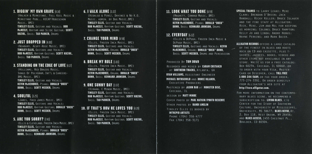 Tinsley Ellis – Fire It Up Music CD
