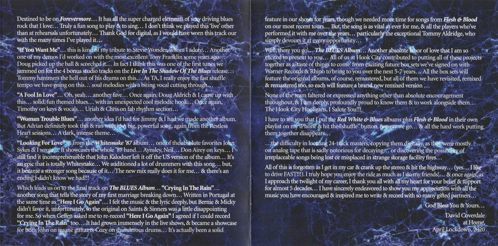 Whitesnake – The Blues Album Music CD