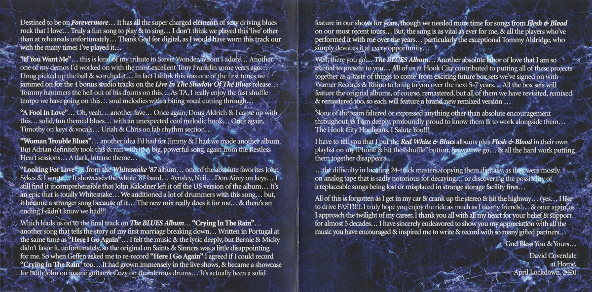 Whitesnake – The Blues Album Music CD