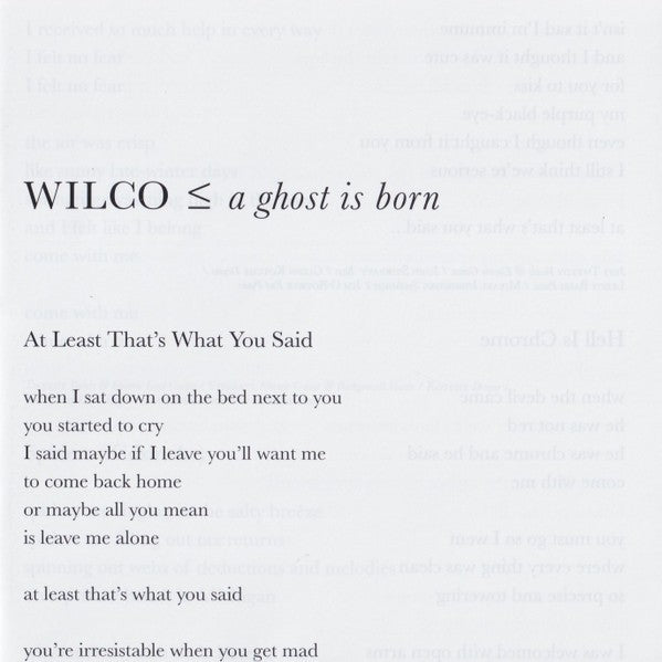 Wilco – A Ghost Is Born (Deluxe Edition 2-CD)