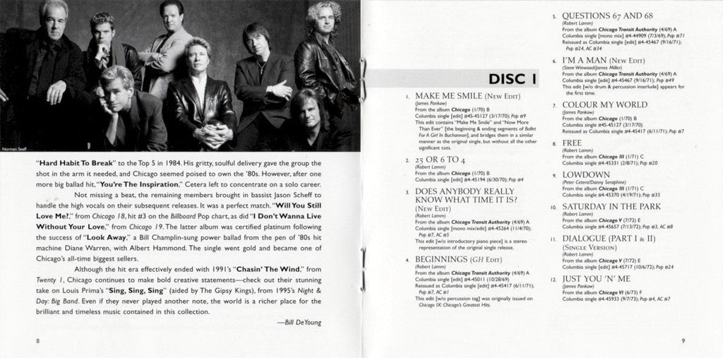 Chicago – The Very Best Of: Only The Beginning (2-CD)