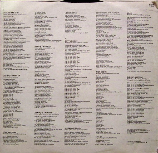 Don Henley – I Can't Stand Still Music CD