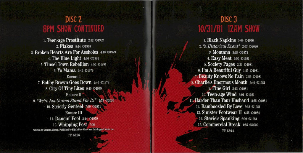 Frank Zappa – Halloween 81: Live At The Palladium, NYC (6-CD) Music CD