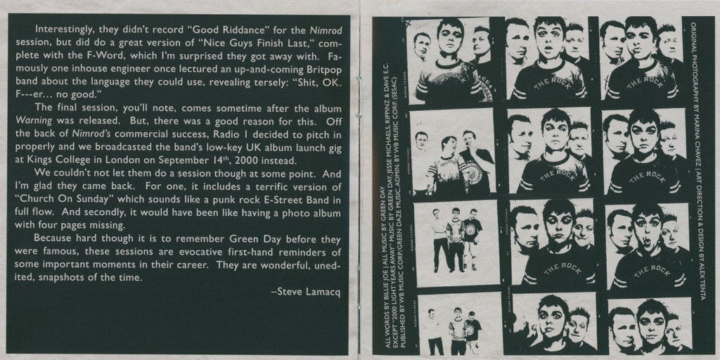 Green Day – BBC Sessions Music CD