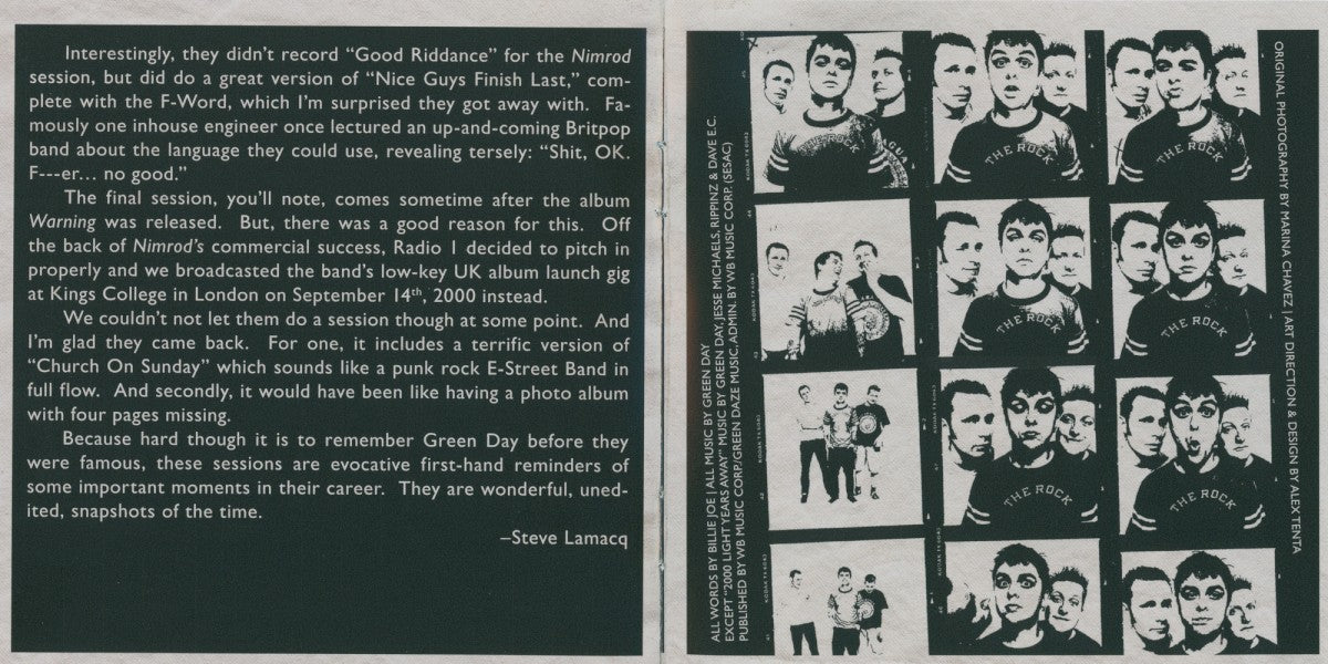 Green Day – BBC Sessions Music CD