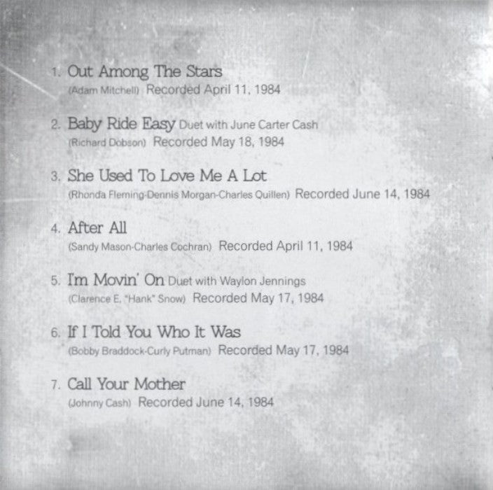 Johnny Cash – Out Among the Stars Music CD