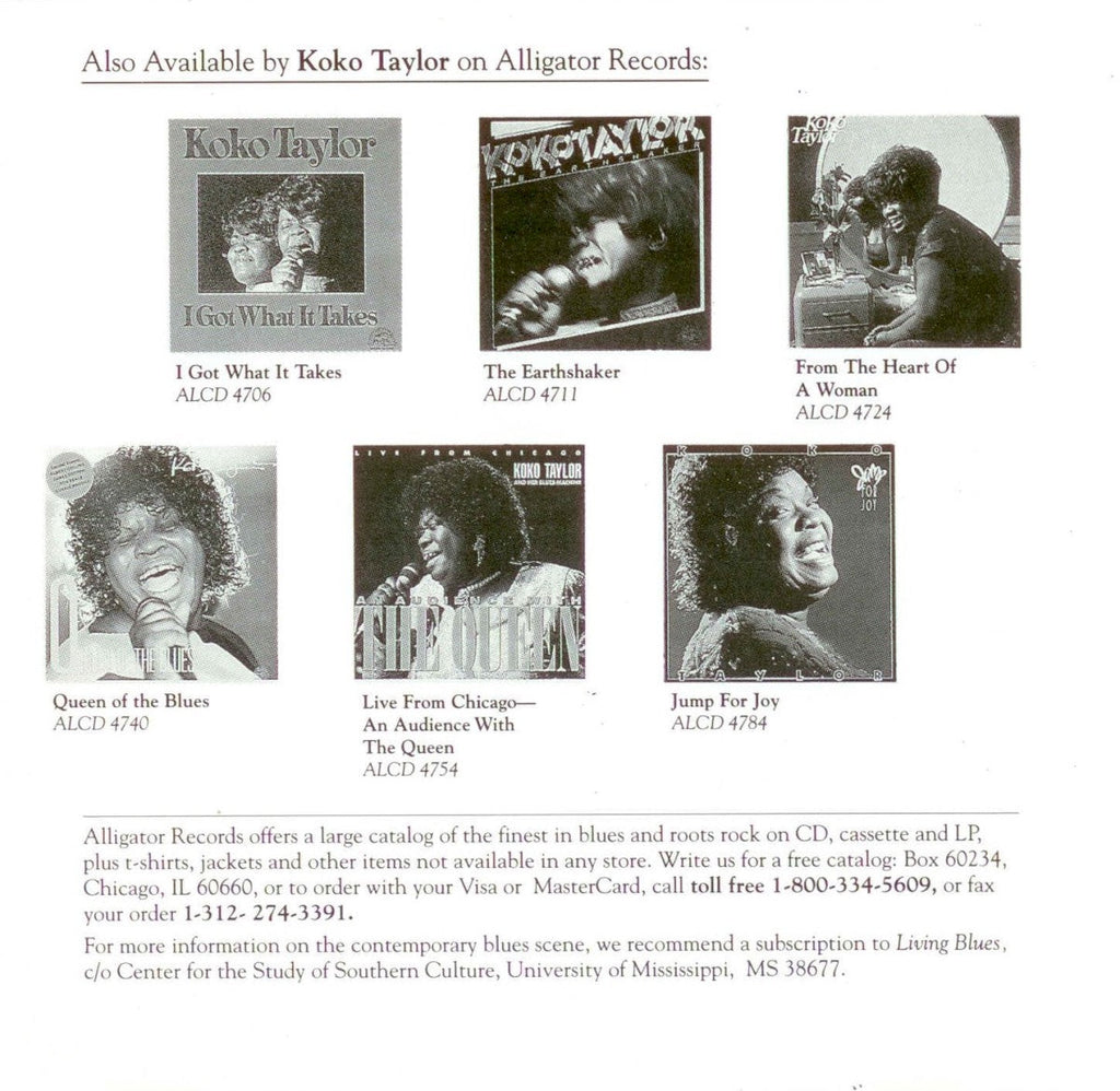 Koko Taylor – Force of Nature Music CD