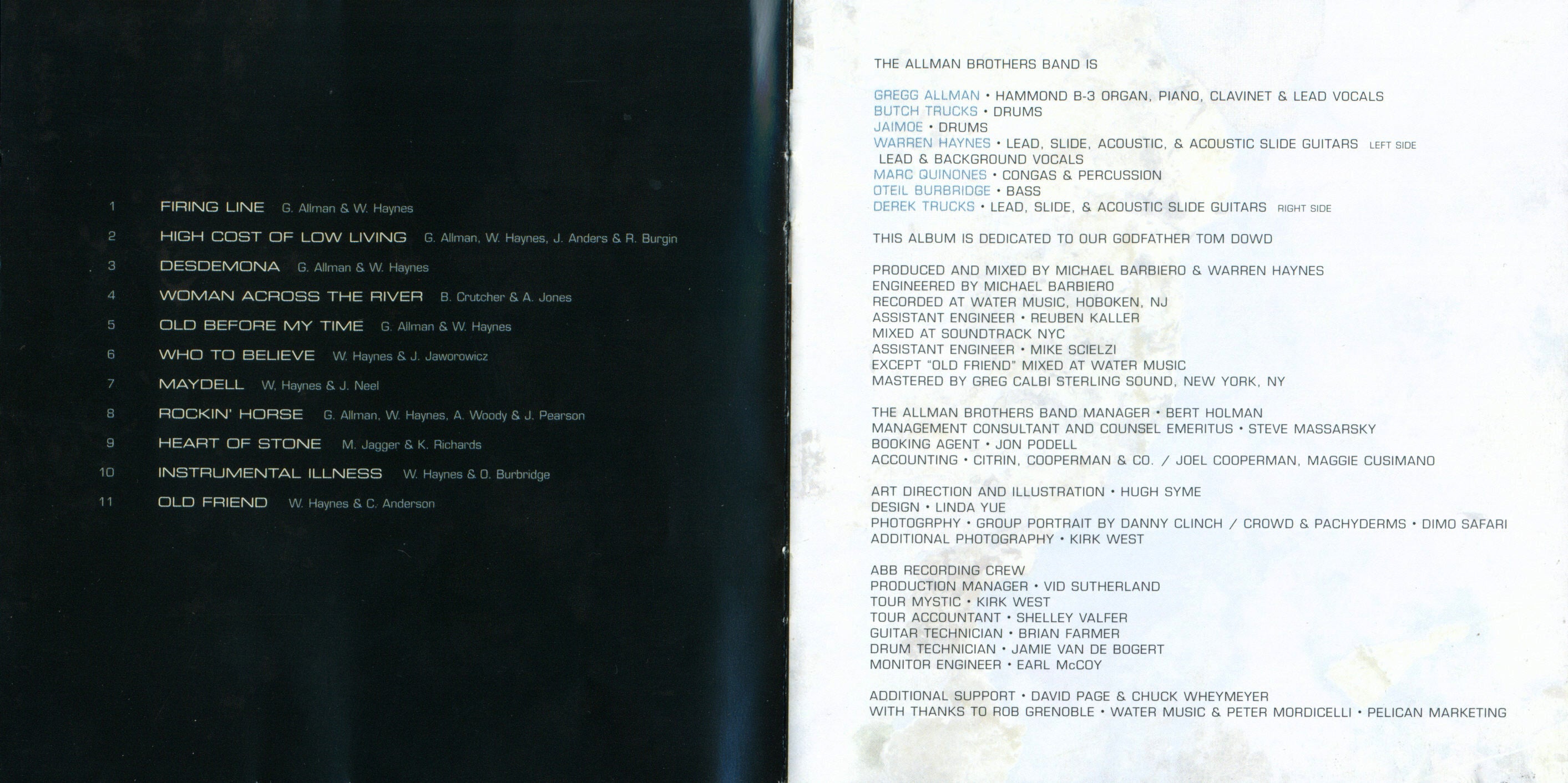 The Allman Brothers Band – Hittin the Note Music CD
